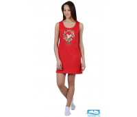 Сорочка ночная женская 'Мышонок', 1330-К 54, красный