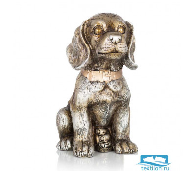 Фигурка собаки Toto. Цвет бронзовый. Размер 14х18х25 см.