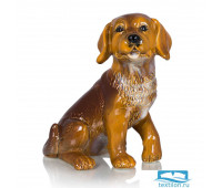 Фигурка собаки Terry. Цвет коричневый. Размер 19х16х23 см.