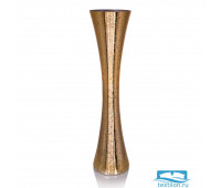 Напольная стеклянная ваза Virginia (G). Цвет золотой. Размер