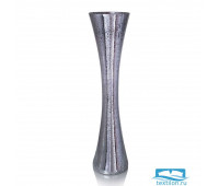 Напольная стеклянная ваза Virginia (S). Цвет серебряный. Размер
