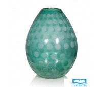 Стеклянная ваза Selentina (большая). Цвет бирюзовый. Размер