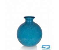 Новинка Стеклянная ваза Dorchester (малая). Цвет голубой.