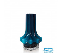 Новинка Стеклянная ваза Cressida (малая). Цвет голубой. Размер