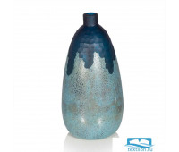 Новинка Декоративная ваза Dakota (большая). Цвет сине-голубой.