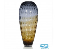 Напольная ваза Andora. Цвет янтарно-серый. Размер 19х50 см.