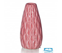 Небольшая ваза из керамики Altima. Цвет розовый. Размер 8х16