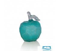 Фигурка яблока Sena. Цвет изумрудный. Размер 9х13 см. стекло
