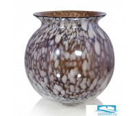 Небольшая ваза из стекла Elana. Цвет светло-коричневый. Размер