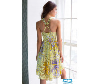 16220 Mia-Mia Платье пляжное женское 'Limonchella' XS print # 995 желтый