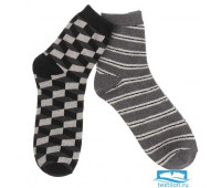 Набор мужских носков (2 пары) 'Классика' р-р 27-29 , 80% хл.