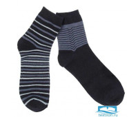 Набор мужских носков (2 пары) 'Геометрия' р-р 27-29 , 80% хл.