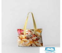 Пляжная сумка (оксфорд 50х40 см) Богатство ракушек