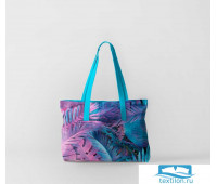 Пляжная сумка (оксфорд 50х40 см) Флора тропиков 5