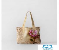 Пляжная сумка (оксфорд 50х40 см) Фреска с цветком 1