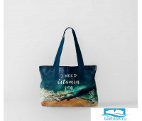 Пляжная сумка (оксфорд 50х40 см) Жажда океана