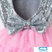 Платье для девочки KAFTAN, серебряный/розовый
