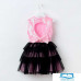 Платье для девочки KAFTAN, розовый/чёрный, рост 134-140 см (36)