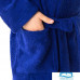 Халат махровый детский Рыцарь, размер 32, цвет синий