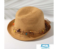 Шляпа детская 'Brasil', размер 50-52, цвет коричневый   4146961