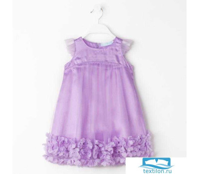 Платье KAFTAN, фиолетовый, рост 110-116, р.32   4425246