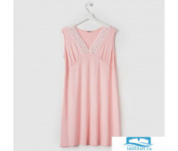 Сорочка женская MINAKU, размер 52, цвет персиковый   4566721
