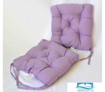Набор подушек для стула цв. фиолетовый, 35*35см 2шт, бязь
