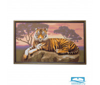 4648 Картина гобеленовая тигр 77*127см