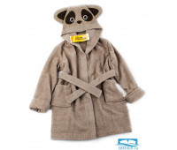 №7 Brown Panda халат детский р-р: 6 лет, цв. темн.бежевый