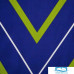 Простыня Этель «Зелёно-синие зигзаги» 180х220, поплин, 125 г/м2