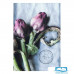 Кухонное полотенце 50*70, цветы, хлопок 100%   5084643