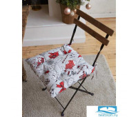 Сидушка на стул 'Доляна' Новогоднее настроение 42х42х5 см