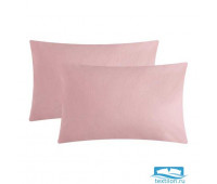 Комплект наволочек 'Этель', 50х70 см - 2 шт, нежно-розовый