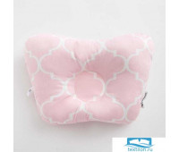Подушка анатомическая 'Крошка Я ' Розовый узор, 26х22 см