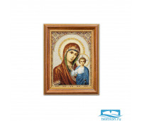 878 икона казанской божьей матери 26-33см