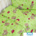 Постельное белье в детскую кроватку из бязи 350/2 Мишки зеленый