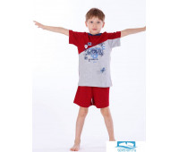 Яркая пижама для мальчика Eclisse C2199 Красный 6 лет