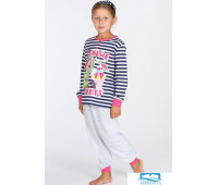 Яркая пижама для девочек с гномиком Planetex Planetex_WD22511В