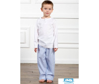 Пижама для мальчика с трикотажной кофтой Allegrino