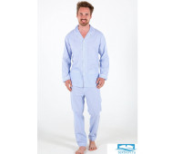 Хлопковая мужская пижама в клетку Grino Pellegrini_Charly 103
