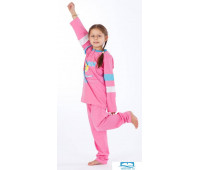 Хлопковая пижама для девочек Eclisse C2195 Розовый 8 лет