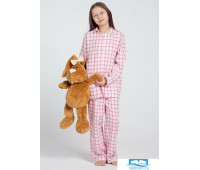 Пижама для девочек из натурального хлопка (фланели) Honey