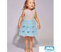 Платье для девочки MINAKU: PartyDress цвет голубой