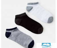 Набор мужских укороченных носков 3 пары Ритм 24-28 см   4598992