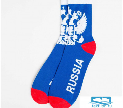 Носки мужские Russia р. 41-44 (27-29 см), синий   4682630