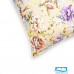Подушка Лебяжий пух Цветы 003 цвет персиковый 60/60, средняя