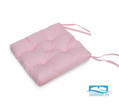 Подушка для стула 45*45 бязь (розовый)