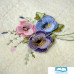 ЭСТЕЛЬ-1 70*140 цветок 3Д молочное полотенце махровое