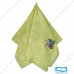 ЭСТЕЛЬ-1 30*50 цветок 3Д зеленое полотенце махровое
