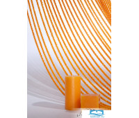 HDCC005 Шенилловая декоративная занавеска оранж.